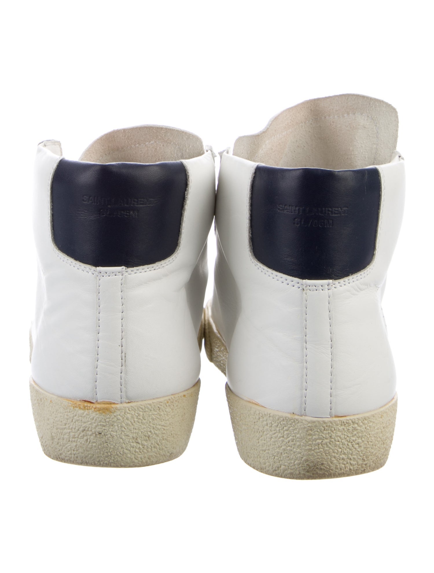 Saint Laurent Leather Sneakers