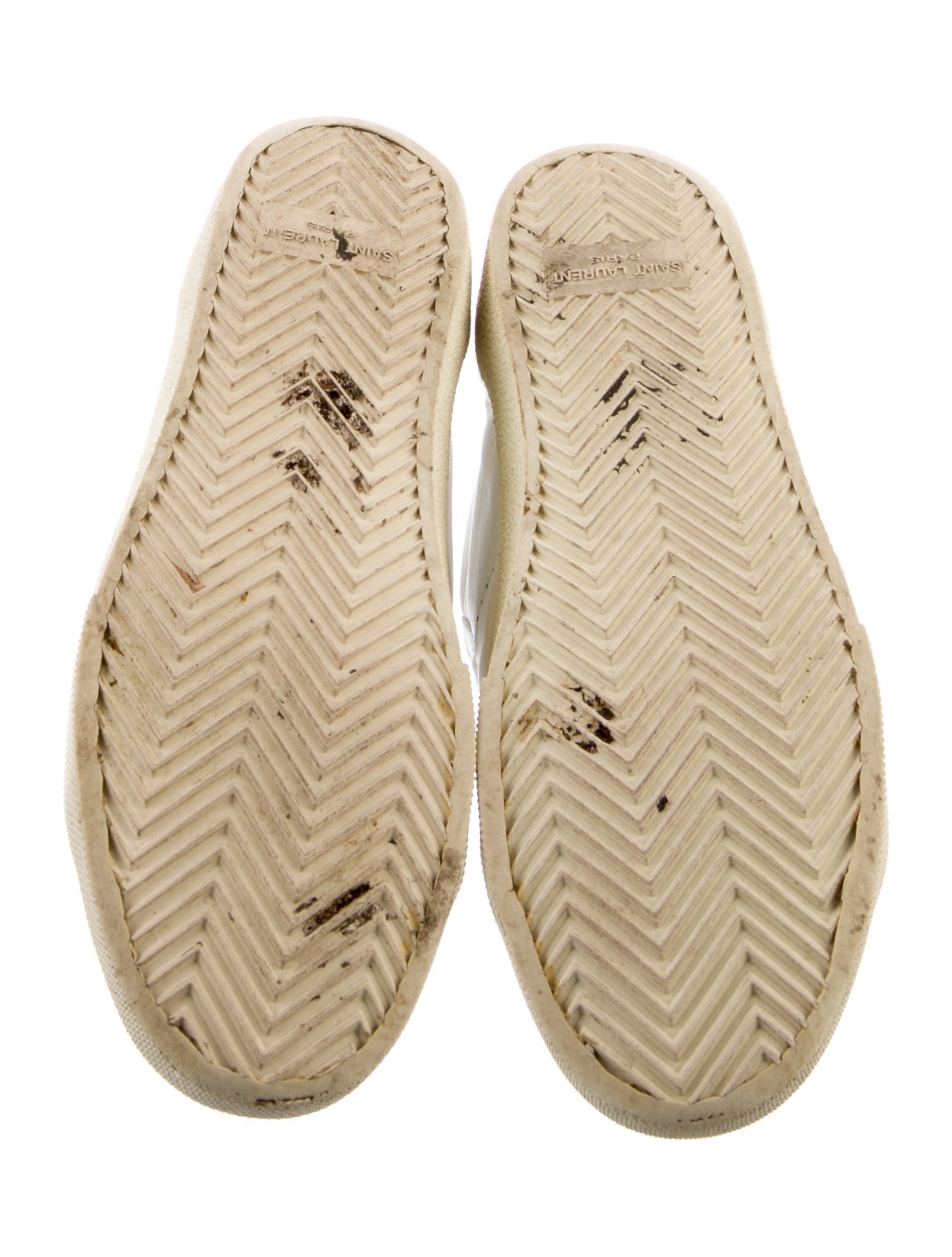 Saint Laurent Leather Sneakers