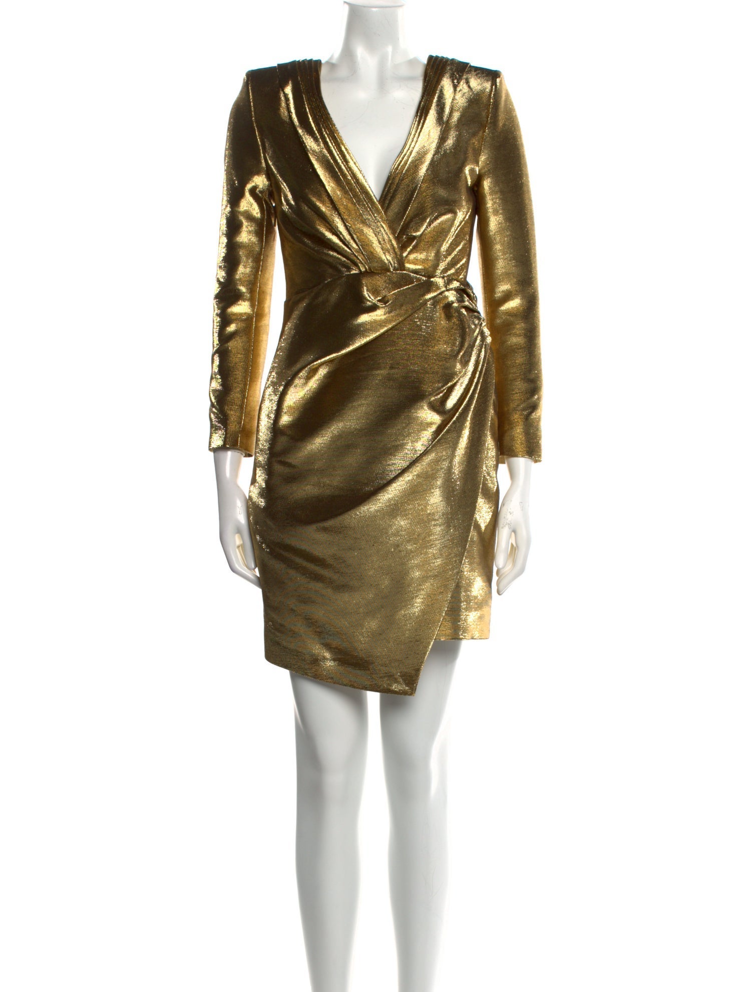 Saint Laurent V-Neck Mini Dress