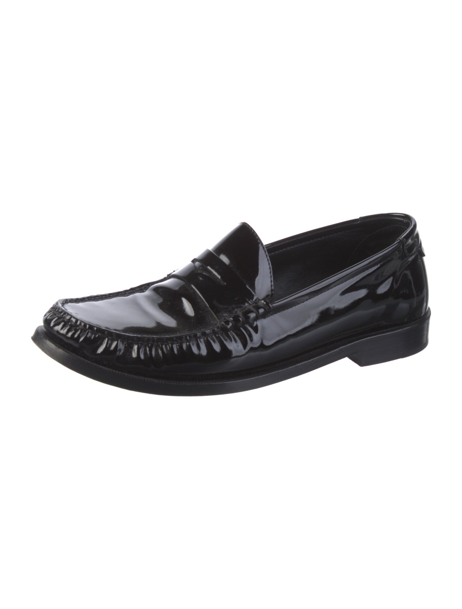 Saint Laurent Patent Leather Loafers
