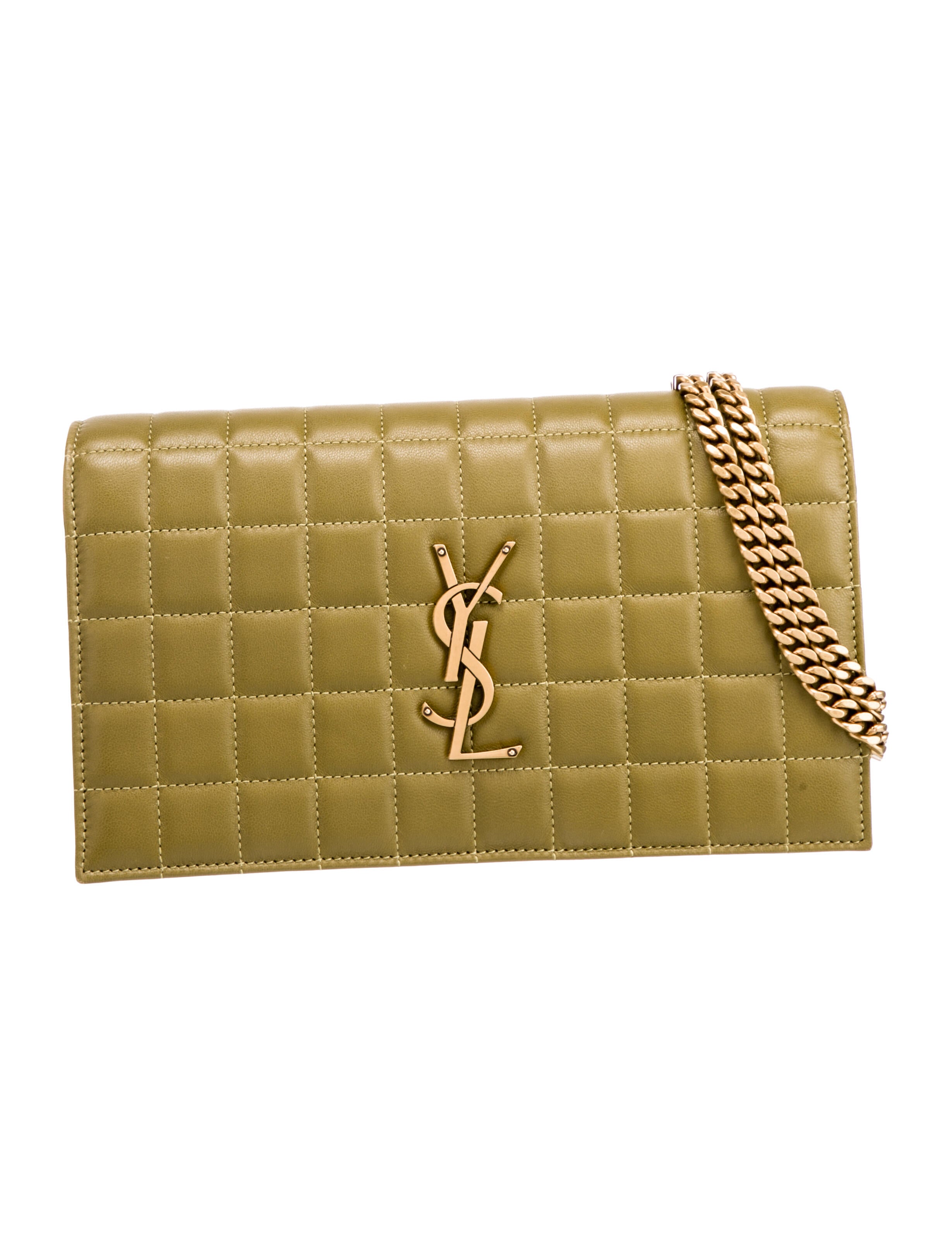 Saint Laurent Leather Cassandre 2023