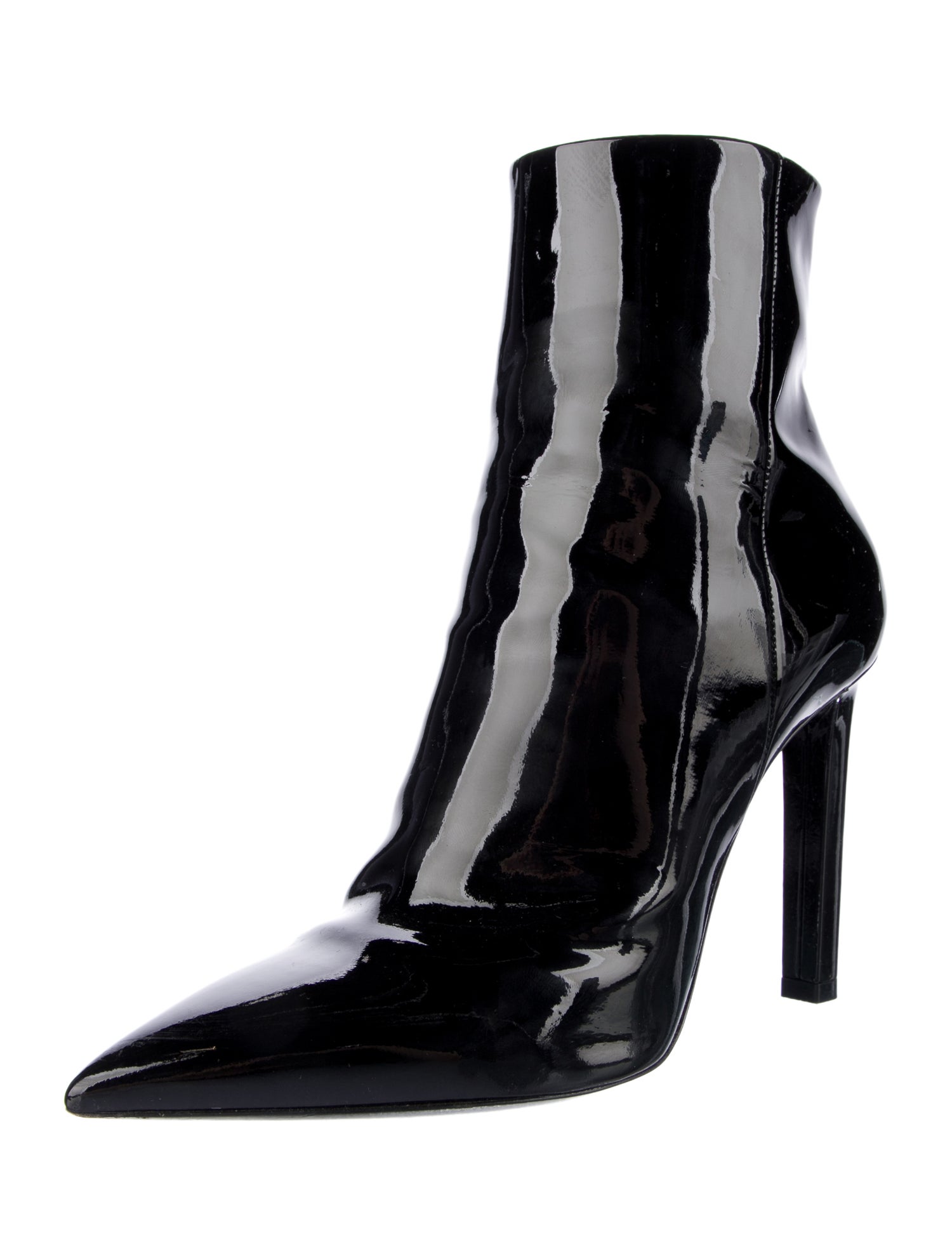 Saint Laurent Patent Leather Boots
