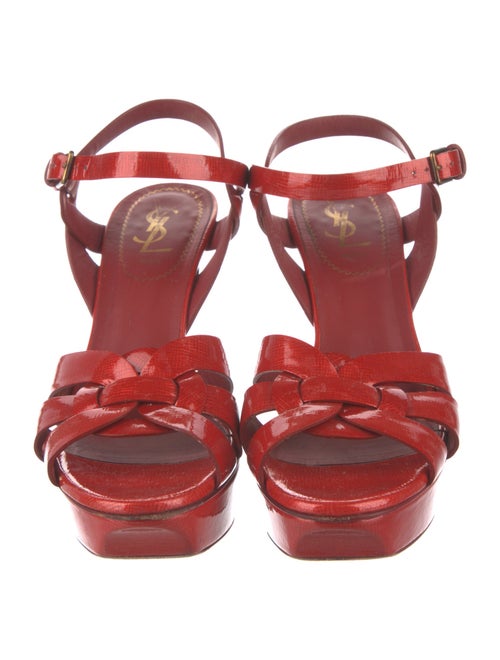 Saint Laurent Patent Leather Sandals
