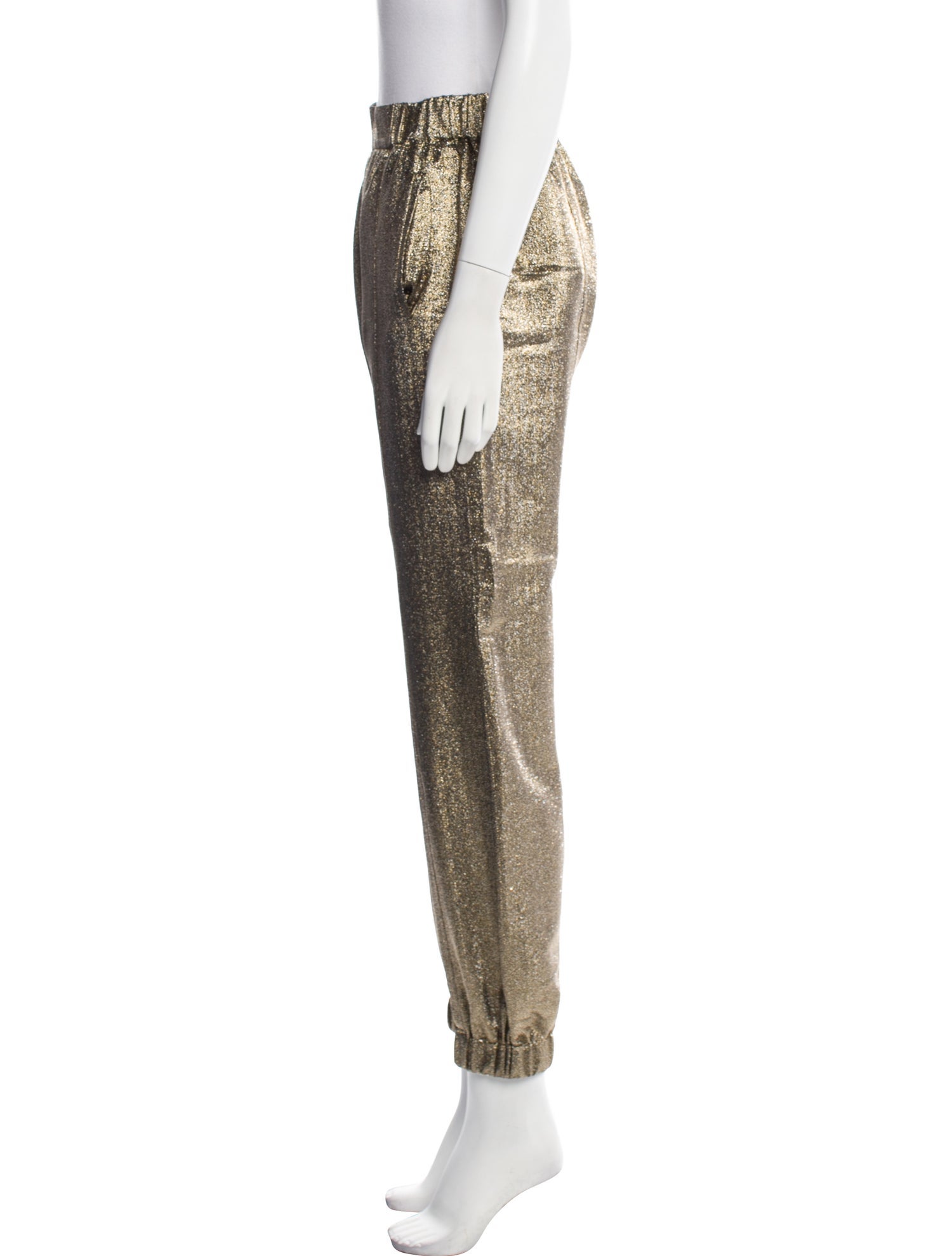 Saint Laurent Silk Skinny Leg Pants