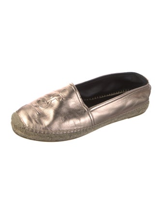 Saint Laurent Leather Espadrilles