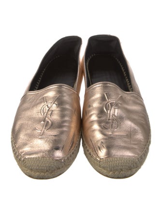 Saint Laurent Leather Espadrilles