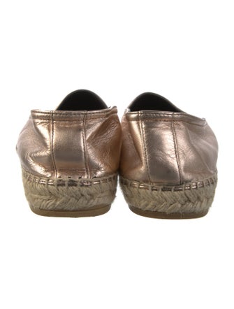 Saint Laurent Leather Espadrilles