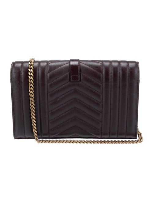 Saint Laurent Leather Envelope Small 2024