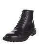 Saint Laurent Patent Leather Combat Boots