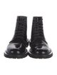 Saint Laurent Patent Leather Combat Boots