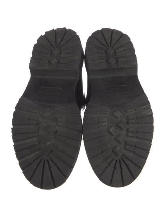 Saint Laurent Patent Leather Combat Boots