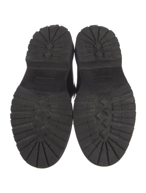 Saint Laurent Patent Leather Combat Boots