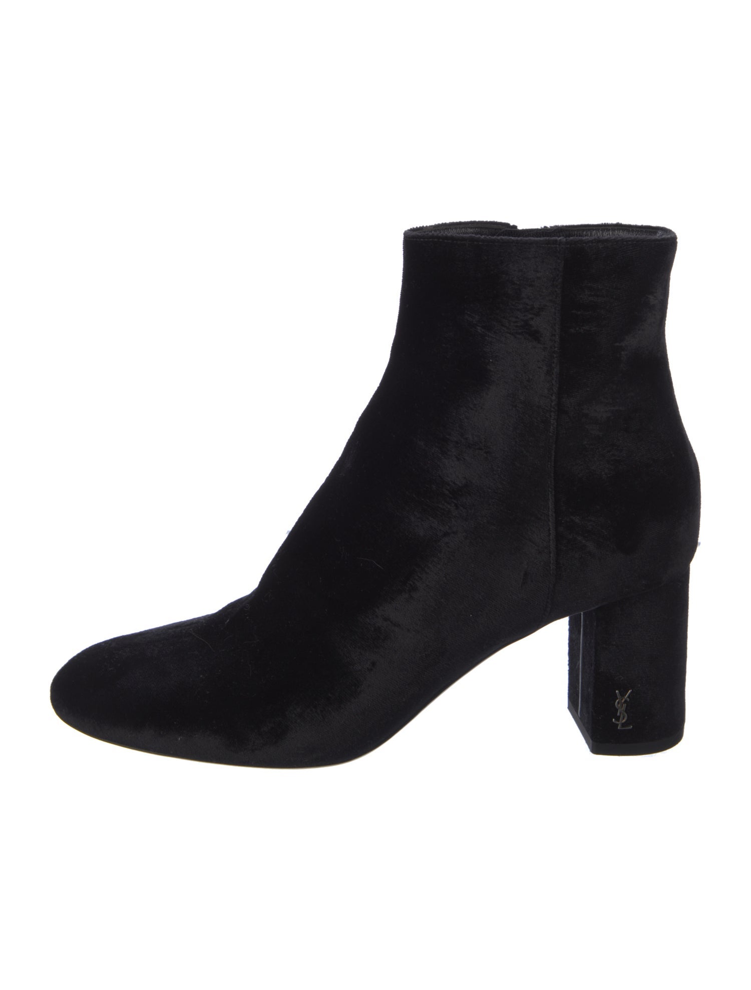 Saint Laurent Velvet Boots