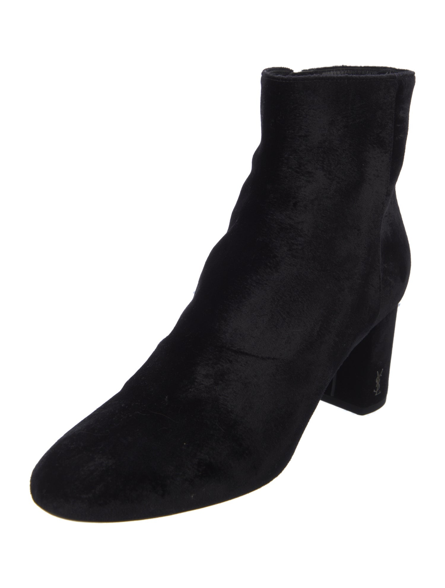Saint Laurent Velvet Boots