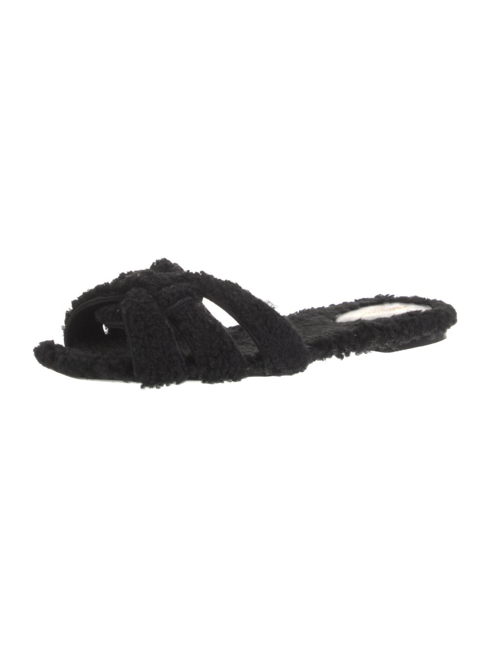 Saint Laurent Slides Black Crossover Straps - image 2