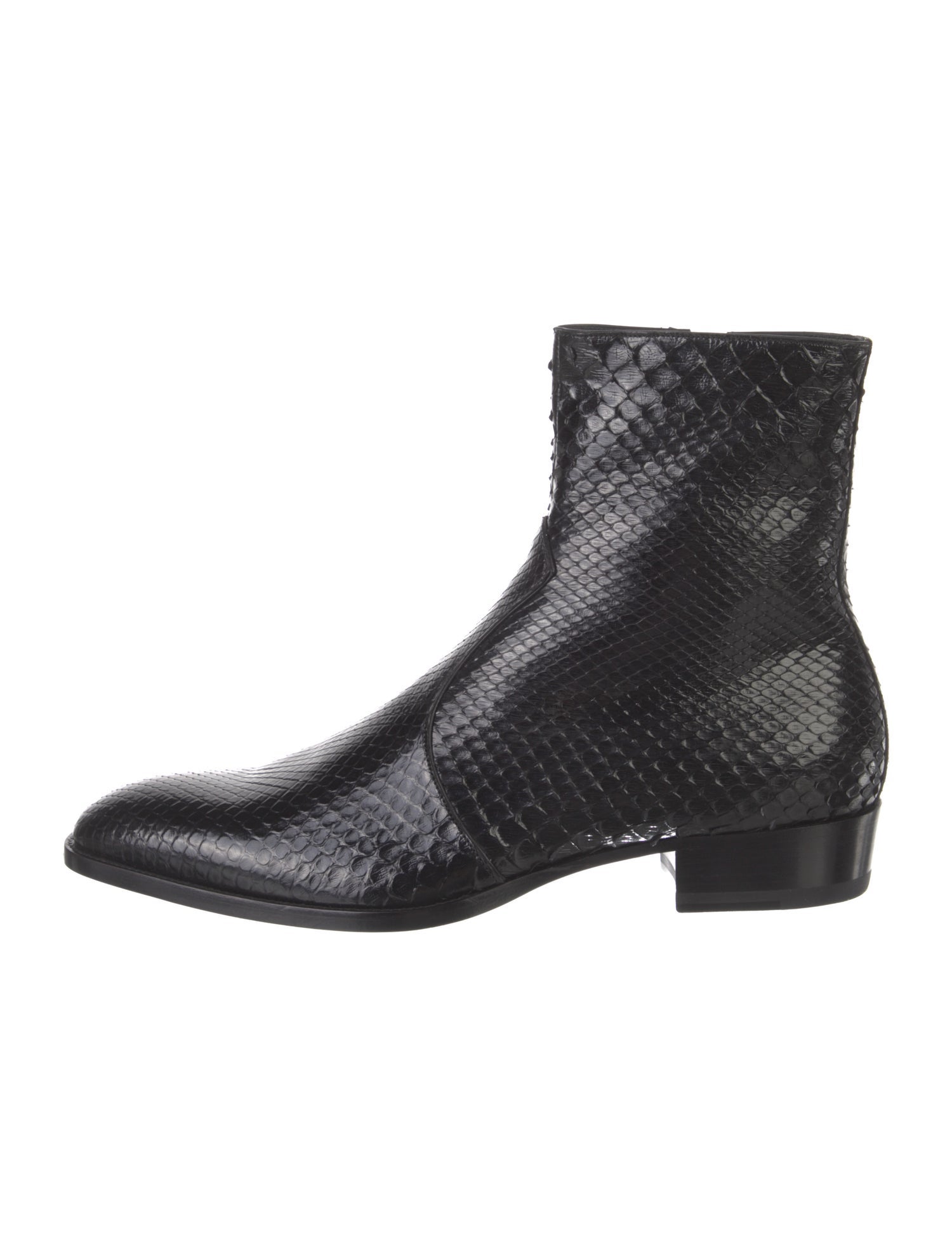 Saint Laurent Snakeskin Boots