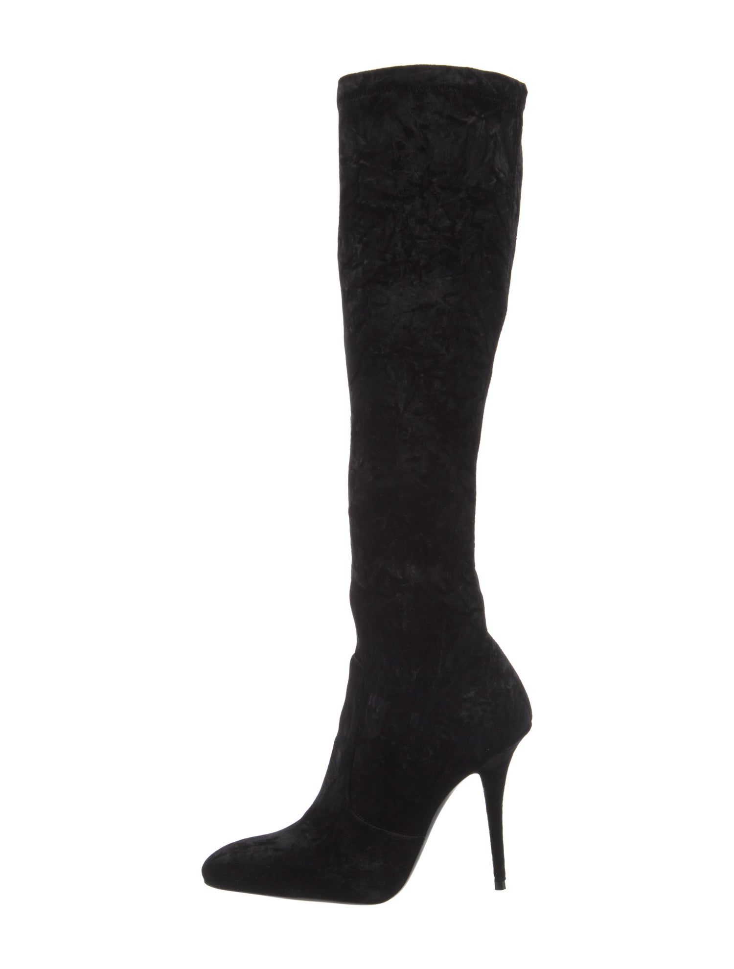 Saint Laurent Velvet Sock Boots