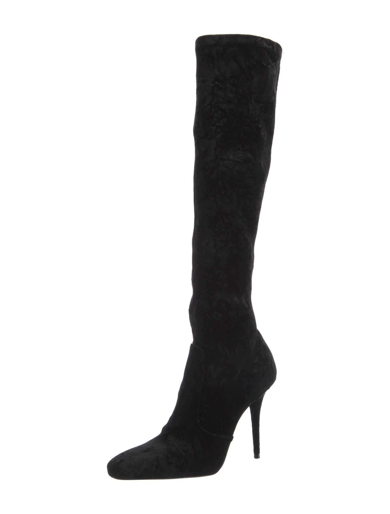 Saint Laurent Velvet Sock Boots