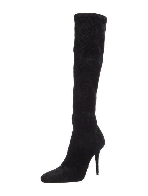 Saint Laurent Velvet Sock Boots
