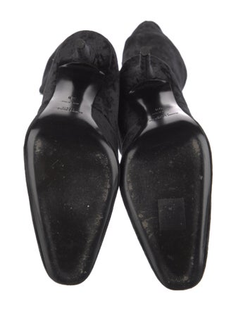 Saint Laurent Velvet Sock Boots