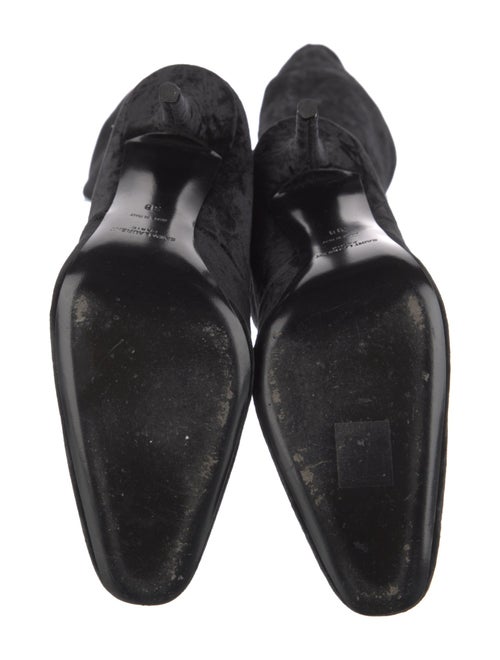 Saint Laurent Velvet Sock Boots