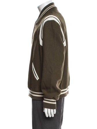 Saint Laurent 2017 Virgin Wool Varsity Jacket
