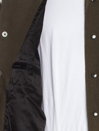 Saint Laurent 2017 Virgin Wool Varsity Jacket