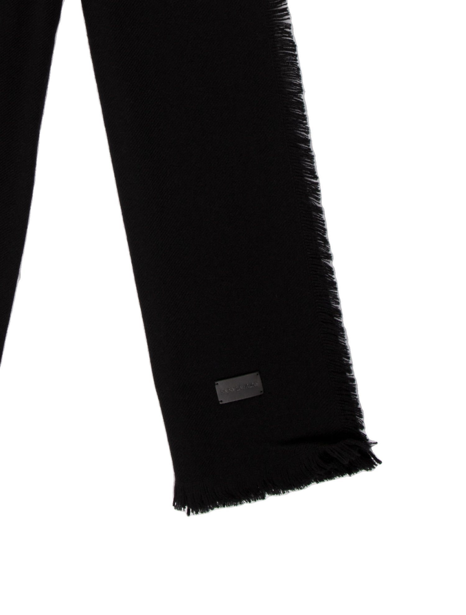Saint Laurent Wool Printed Scarf