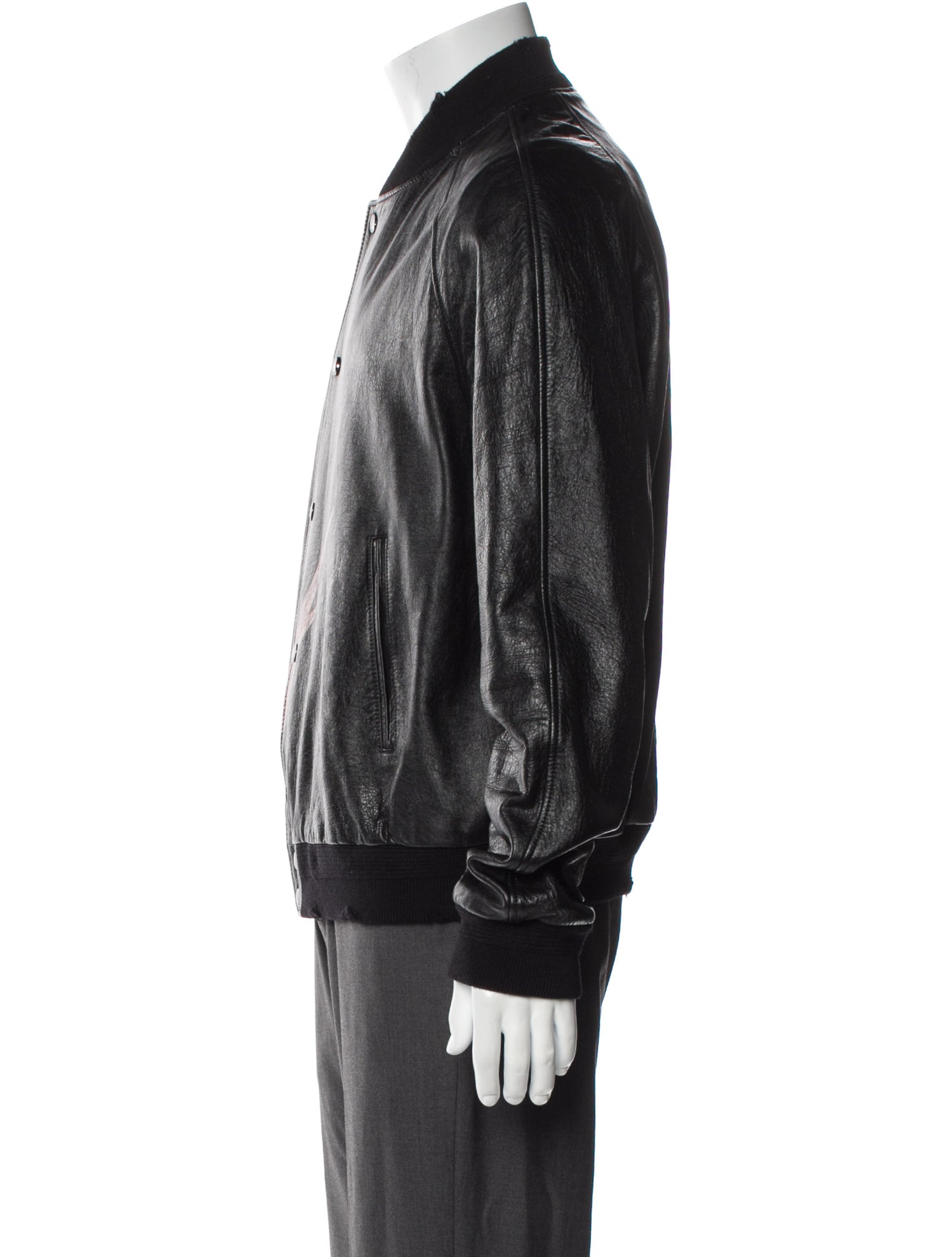 Saint Laurent 2017 Flame Bomber Jacket