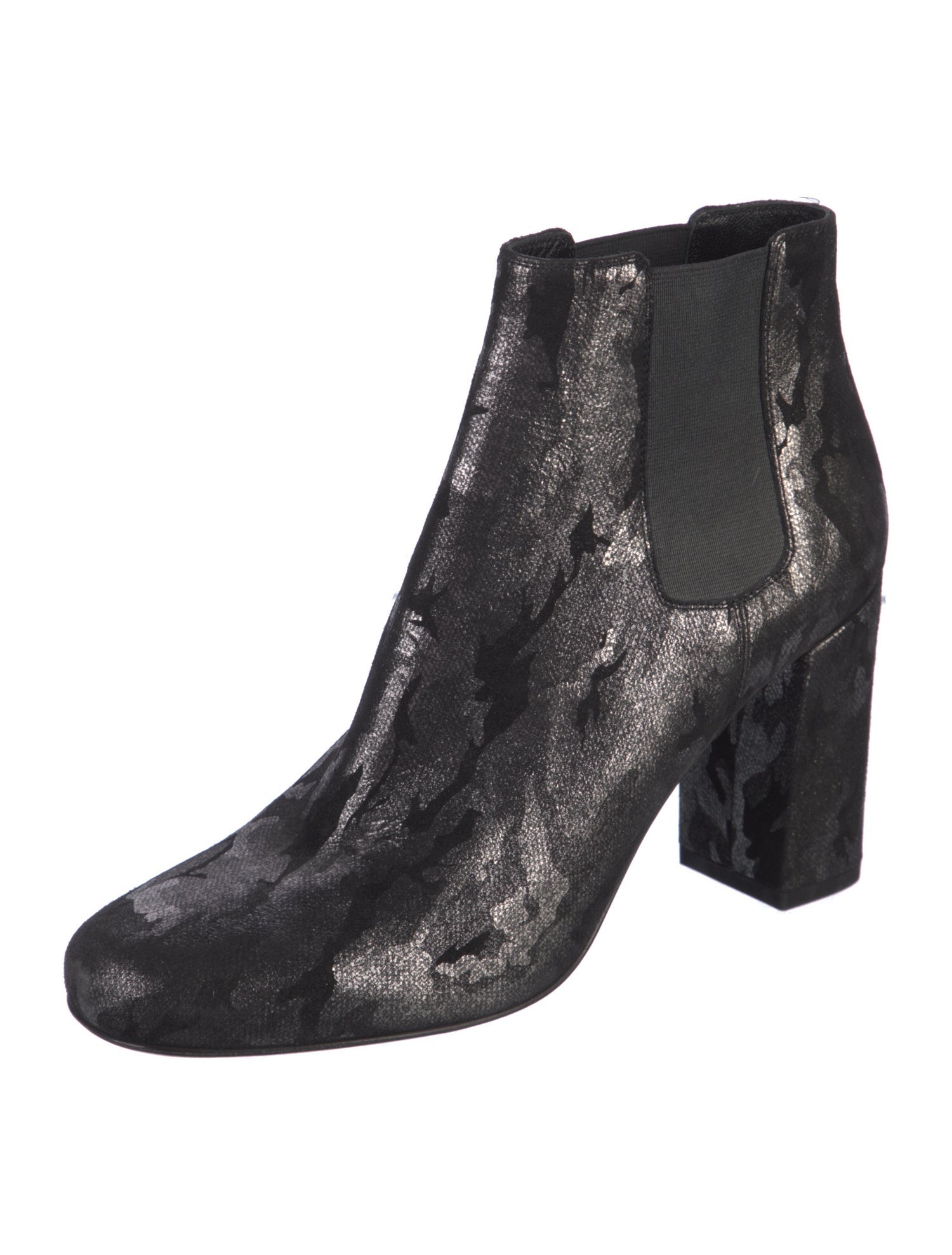 Saint Laurent Canvas Chelsea Boots