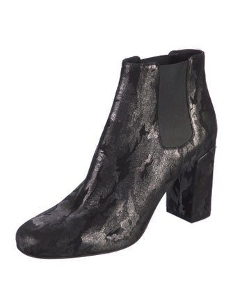 Saint Laurent Canvas Chelsea Boots