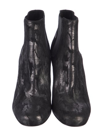 Saint Laurent Canvas Chelsea Boots