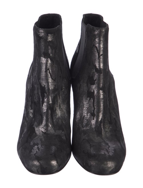 Saint Laurent Canvas Chelsea Boots