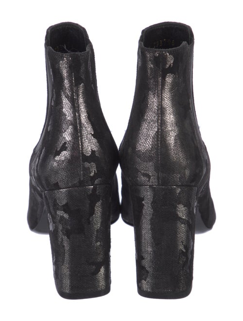 Saint Laurent Canvas Chelsea Boots