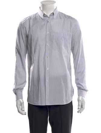 Saint Laurent 2022 Striped Dress Shirt