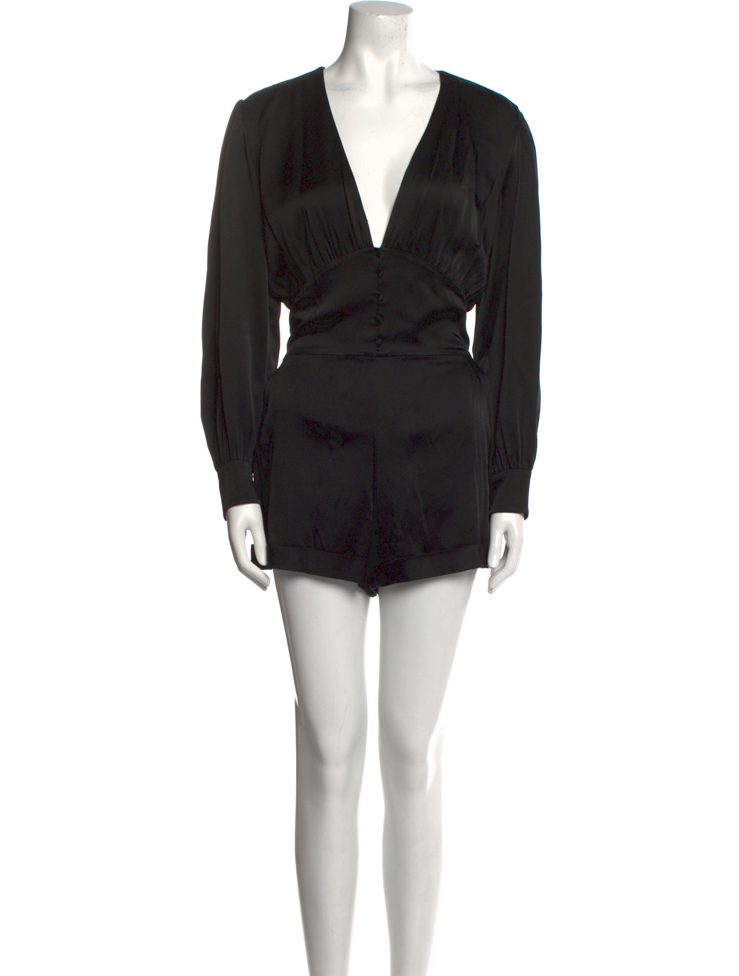 Saint Laurent V-Neck Romper