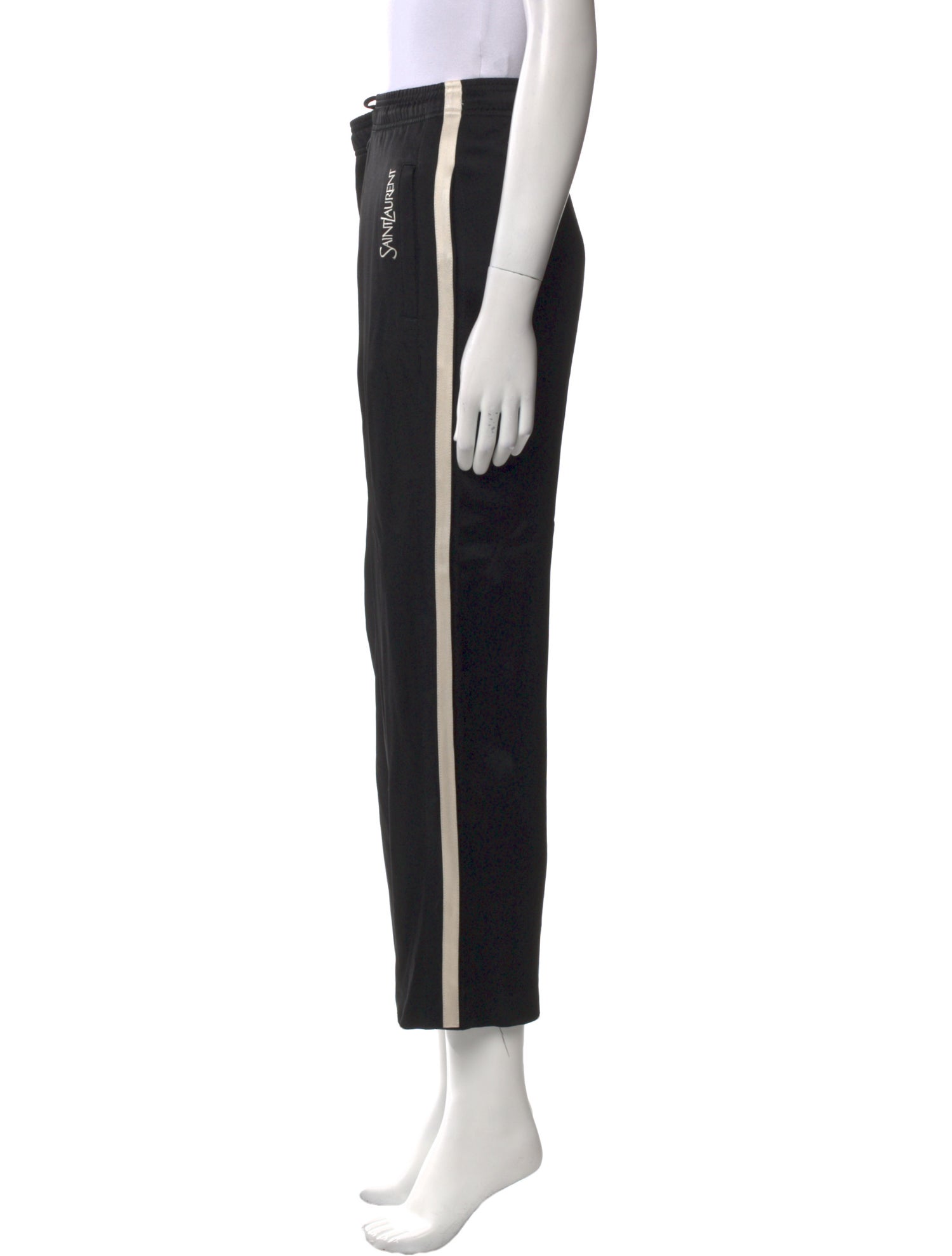 Saint Laurent Wool Straight Leg Pants