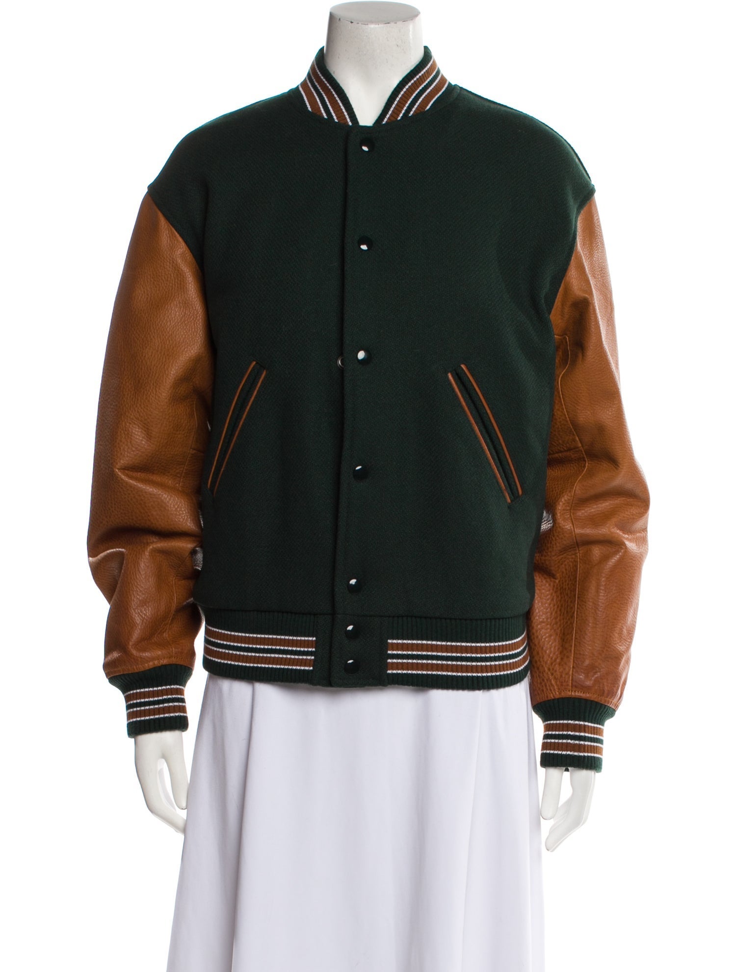 Saint Laurent 2017 Virgin Wool Bomber Jacket w/ Tags