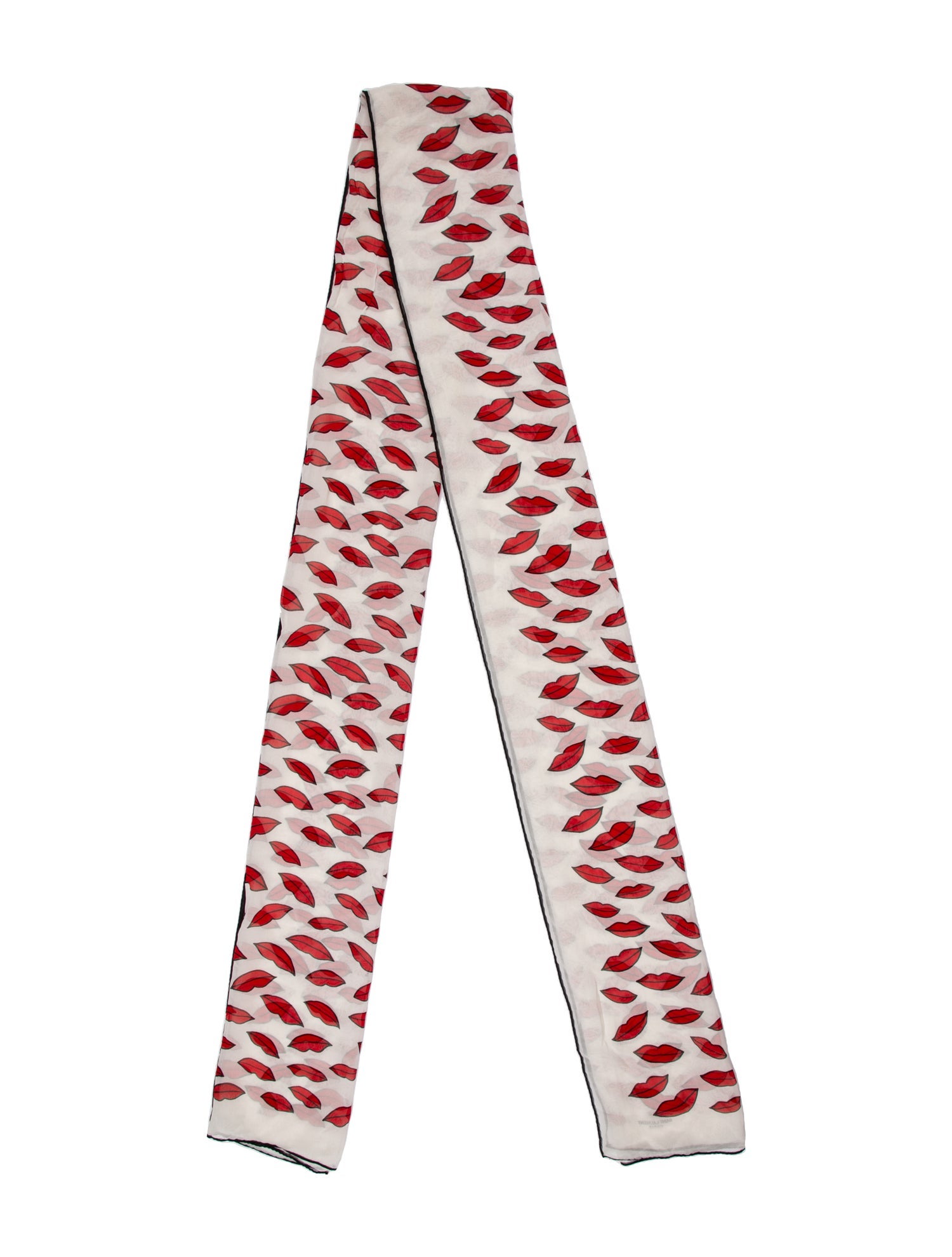 Saint Laurent Silk Printed Scarf