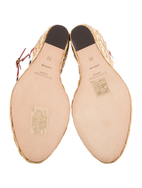 Saint Laurent Satin Printed Espadrilles