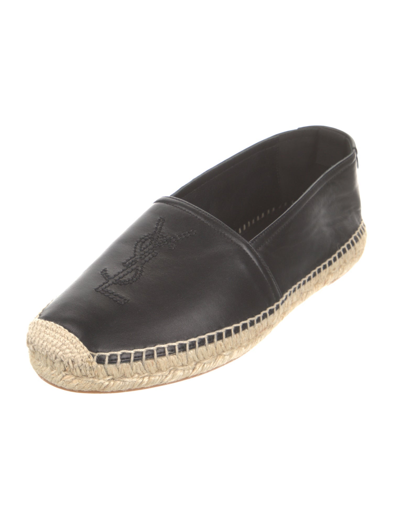 Saint Laurent Leather Espadrilles