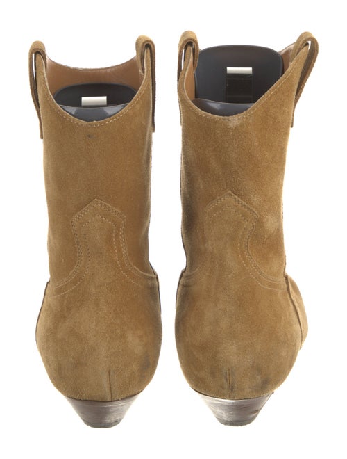 Saint Laurent Suede Western Boots