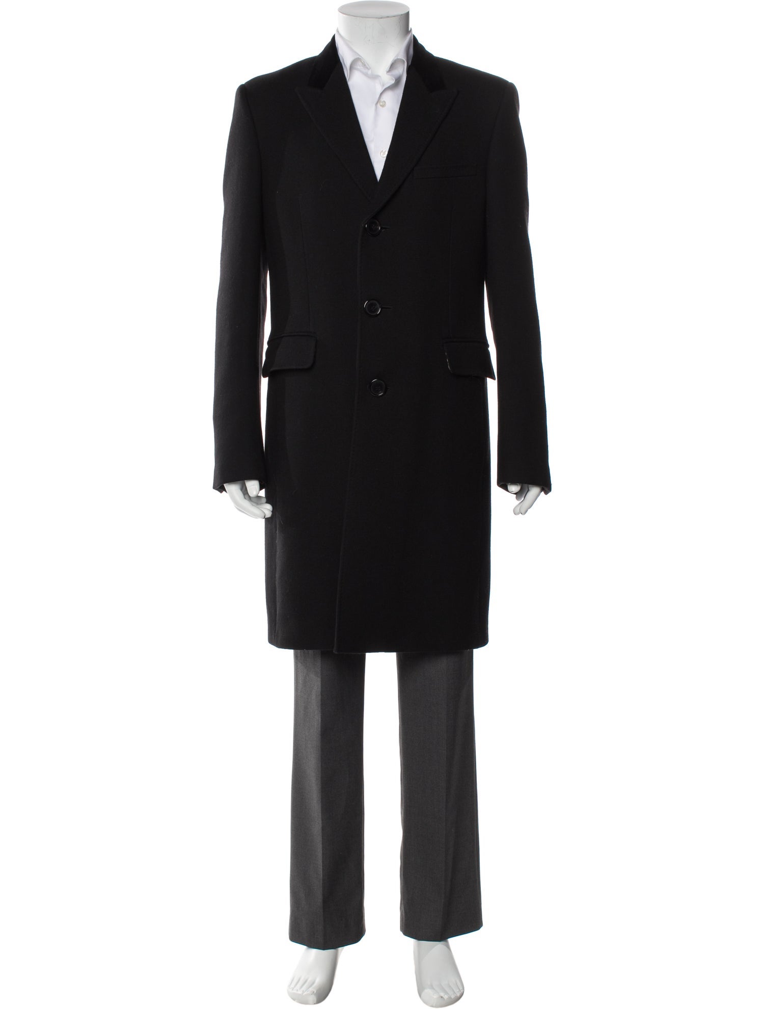 Saint Laurent 2016 Virgin Wool Overcoat