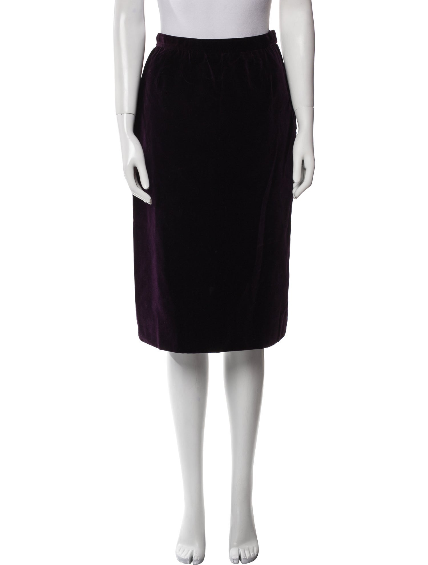 Yves Saint Laurent Rive Gauche Vintage Knee-Length Skirt