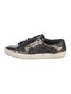 Saint Laurent Leather Printed Sneakers