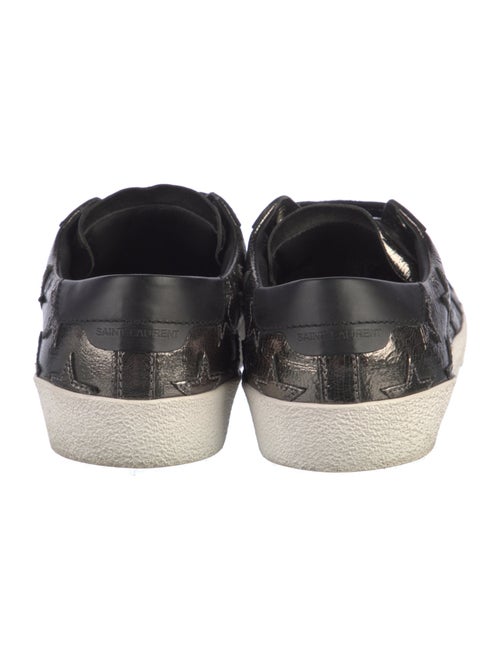 Saint Laurent Leather Printed Sneakers