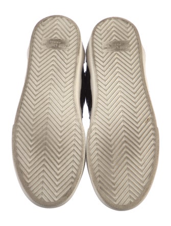Saint Laurent Leather Printed Sneakers