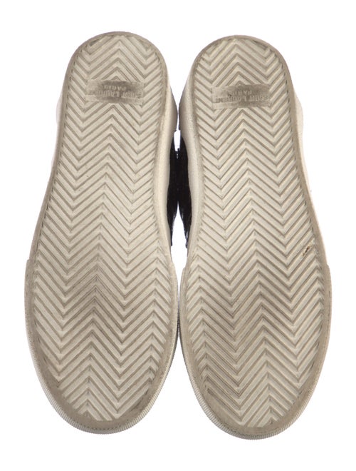 Saint Laurent Leather Printed Sneakers