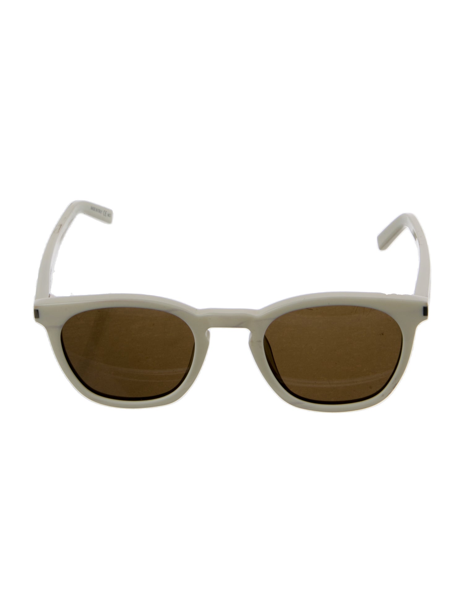 Saint Laurent Round Mirrored Sunglasses