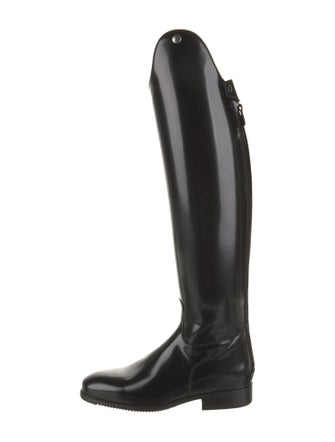 Saint Laurent Leather Riding Boots